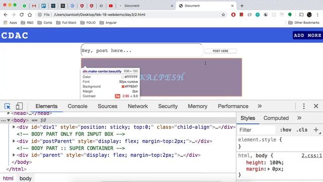 3.6 DOM operation, Add New Element/Node with dynamic value, reading data from Input Element. смотреть онлайн
