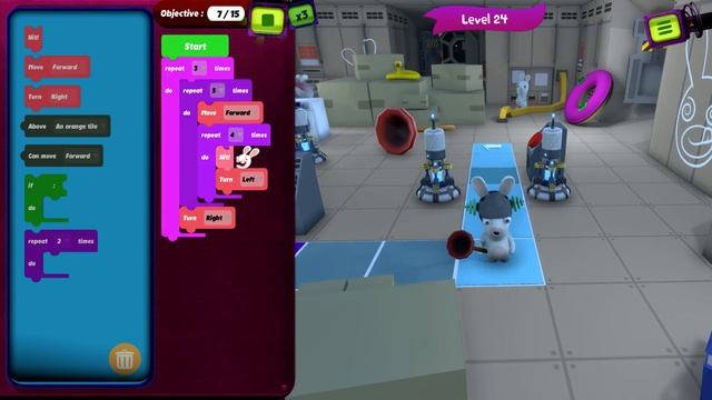Rabbids Coding: Level 24 Guide.min (7/15 Code Blocks) смотреть онлайн