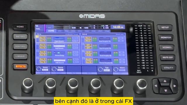 Midas M32 - Lưu và xuất file cài đặt effect, scens bằng USB và PC смотреть онлайн