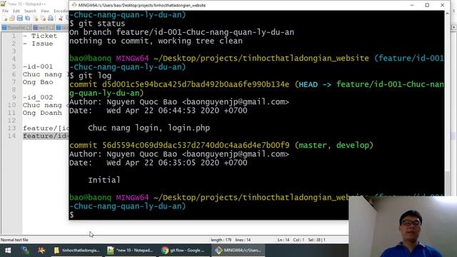 Bài 5: Các lệnh liên quan tới Git Branch 2 / Full khóa học git cơ bản đến nâng cao miễn phí смотреть онлайн