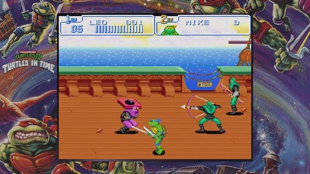 Teenage Mutant Ninja Turtles IV: Turtles in Time (Super NES/Xbox Series X) Full Playthrough смотреть онлайн