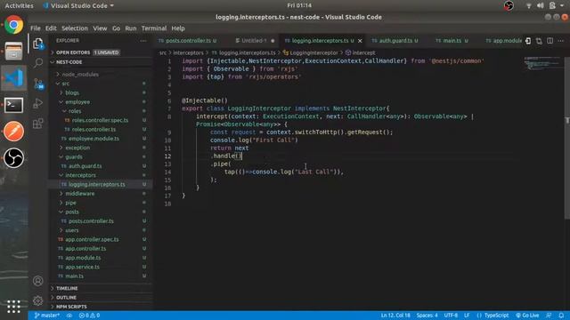 Interceptors & Refresh Token Generate | #10 | Nest JS Tutorial in Hindi смотреть онлайн