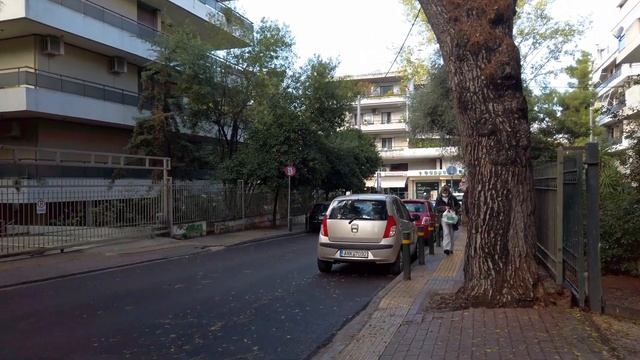 Agia Paraskevi 1hr walk in Athens, Greece смотреть онлайн