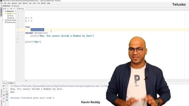 #63 Python Tutorial for Beginners | Exception Handling смотреть онлайн