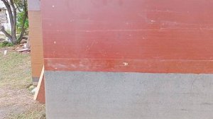 Сарайчик из ЛДСП, вторая жизнь старой мебели. Обшивка каркаса ЛДСП.