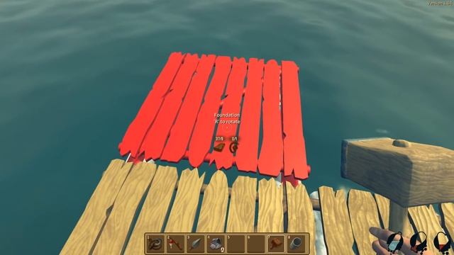 SHARK ATTACK | Let's Play Raft Part 1 | Raft building - Shark eating survival simulator | Gameplay смотреть онлайн