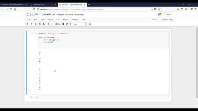 ITS 140 - String processing in Python смотреть онлайн