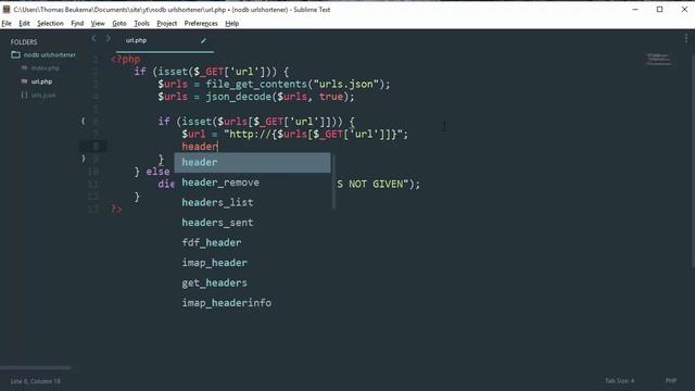 How to make a URL shortener without a database in PHP? - Make a URL shortener - Part 2 смотреть онлайн