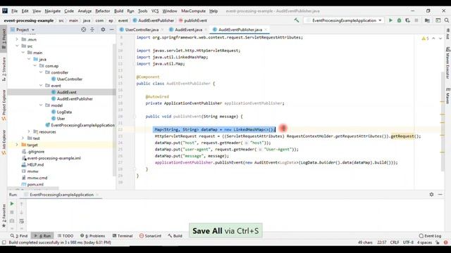 Event Processing | Event Handling in Spring | Code Debugger смотреть онлайн