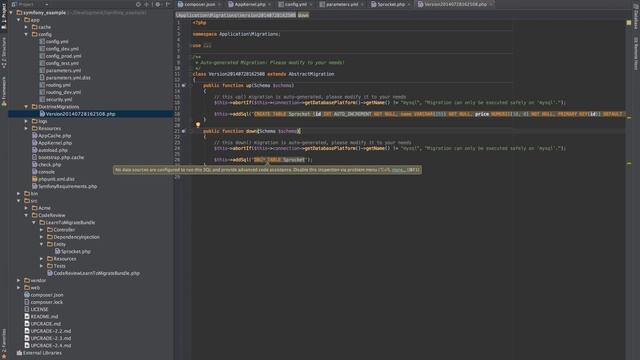 Doctrine Migrations Bundle - Starting from Scratch смотреть онлайн