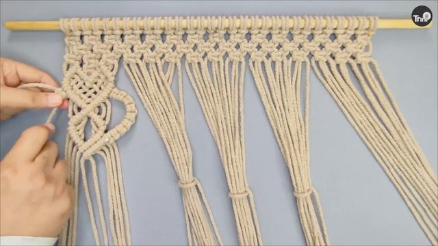 Y2mate.mx-DIY Macrame Wall Hanging Heart Pattern _ Macrame Wall Hanging Tutorial смотреть онлайн