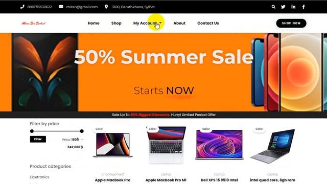 Ecommerce Website Design смотреть онлайн