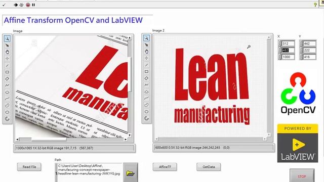 44. (Vision) LabVIEW and OpenCV _Affine Transform смотреть онлайн