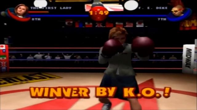 Ready 2 Rumble Boxing Round 2 - The First Lady Playthrough смотреть онлайн