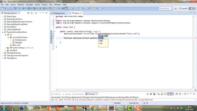 21. @Required annotation in Spring смотреть онлайн