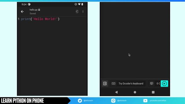 Python on Phone: 2 Print function in Python| #Dcoder смотреть онлайн