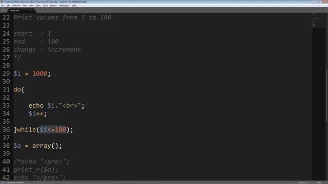 PHP Procedural & MySQLi Lesson 24: Do While Loop (Urdu/Hindi) смотреть онлайн