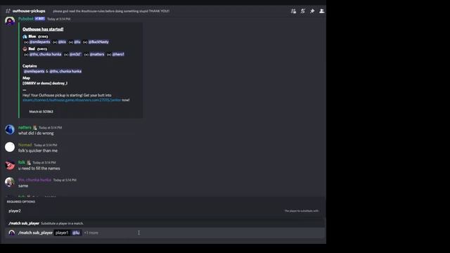 Discord slash command examples with autofill using Pubobot2 смотреть онлайн