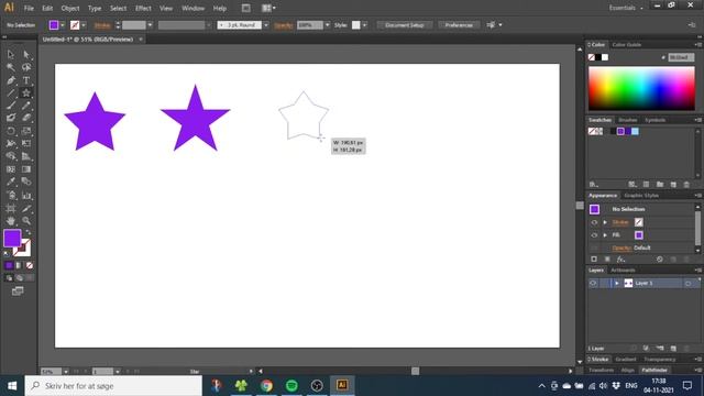 How To Use The Star Tool In Adobe Illustrator смотреть онлайн