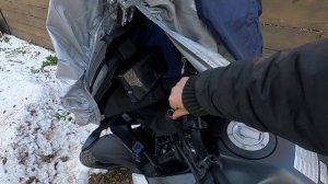 Заводим ktm 390 adventure в мороз после простоя.