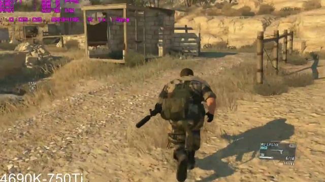 Metal Gear Solid V Phantom Pain gameplay i5-4690K \ GTX 750 TI смотреть онлайн