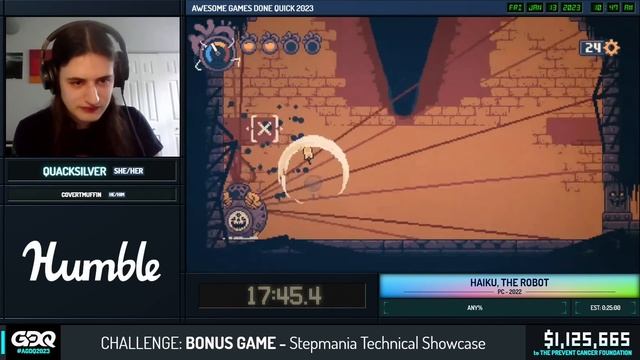 Haiku, the Robot by Quacksilver in 22:38 - Awesome Games Done Quick 2023 смотреть онлайн