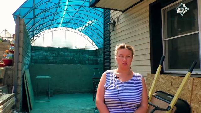 Отзыв Арт-сталь. Изготовление навеса из поликарбоната под ключ Иркутск смотреть онлайн