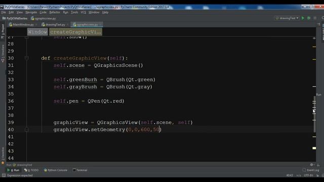 PyQt5 QGraphicView And QGraphicScene Practical Example смотреть онлайн
