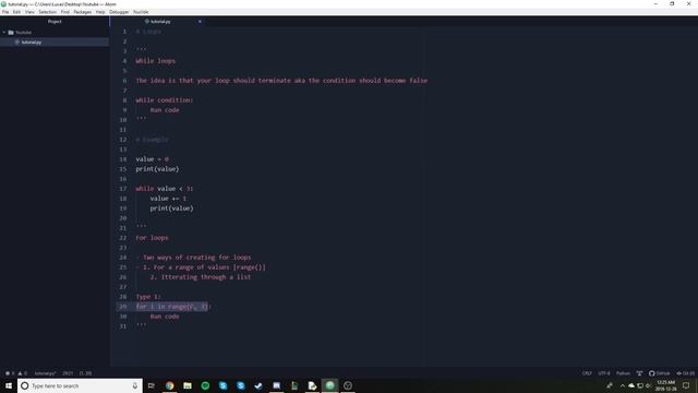 Python: Learning Python (Part 5: Loops) смотреть онлайн