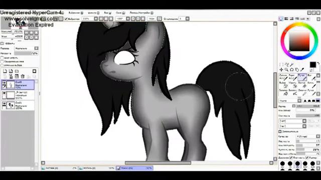 Обработка пони в стиле "призрак" | Processing pony in the style of "ghost" смотреть онлайн