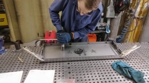 Работа конденсаторной сварки.