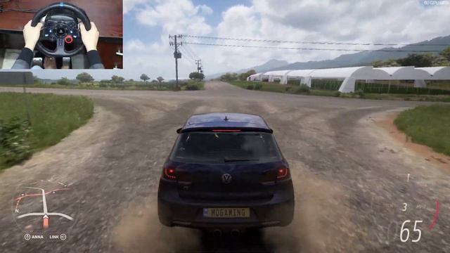 (Volkswagen Golf 6 R - Forza Horizon 5 - Logitech G29 gameplay (4k смотреть онлайн