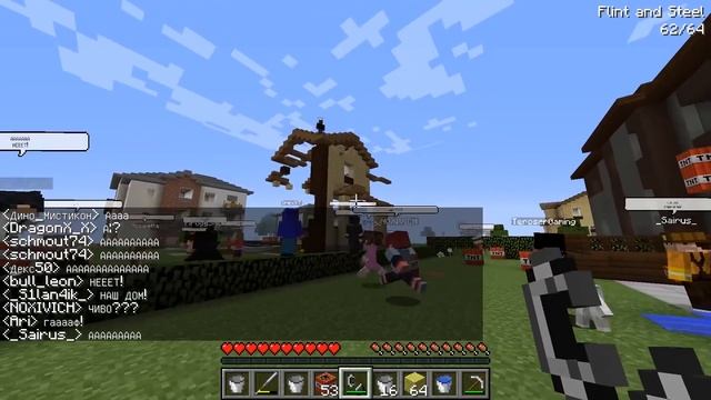 Продержись против 100 гриферов, чтобы выжить! / Ютуберы против гриферов