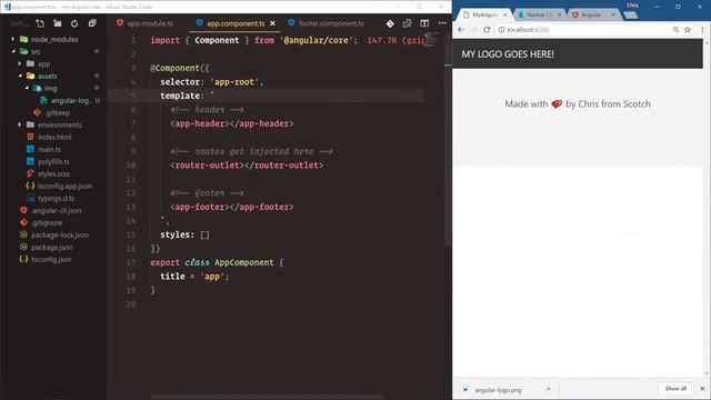 Build Your First Angular Website: #7 Adding an Image смотреть онлайн