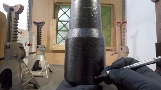 Powder coating tumblers from home!! Adding vinyl decals for a custom look. смотреть онлайн