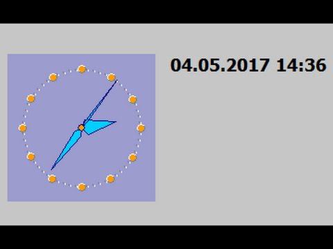 Wincc Flexible обзор инструментов - Часы - Clock смотреть онлайн