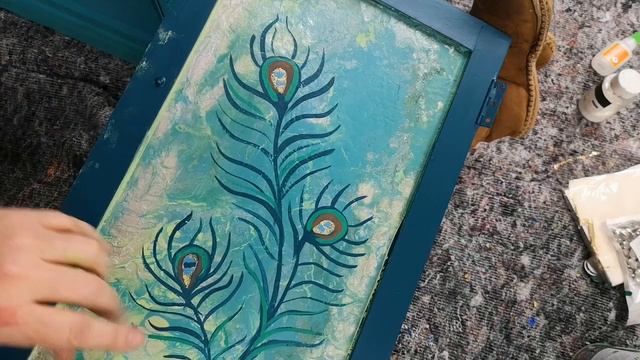 How to Turn a old unloved pot cupboard into a Bohemian Beauty. Diamonds Glitter and Shine Challenge смотреть онлайн