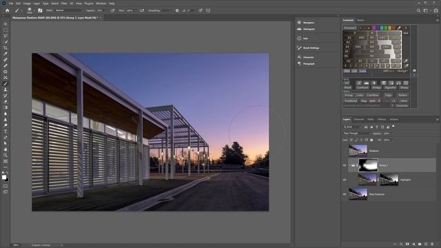 Exposure Blending Technique For Architectural Photography in Photoshop and Lightroom смотреть онлайн