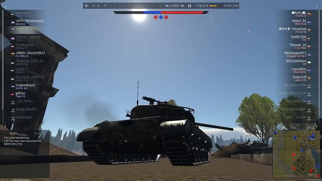 War Thunder Tank Battles #45 - Panther M10 (RB - Port Novorossiysk - 17 Kills) смотреть онлайн