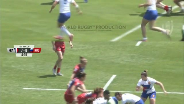 Регби-7. Франция(ж). Защита против России. Свипер. Китакюсю 2019 смотреть онлайн