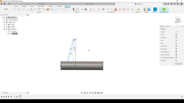 Урок Fusion 360: моделирование спирали с переменным шагом с помощью EMBOSS смотреть онлайн