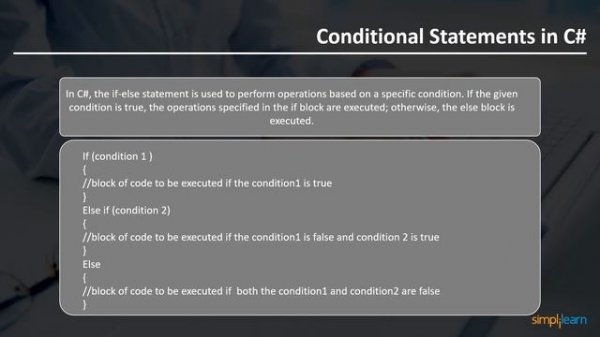 C# Basics | C# For Beginners | What Is C# Programming Language | C# Tutorial | Simplilearn
