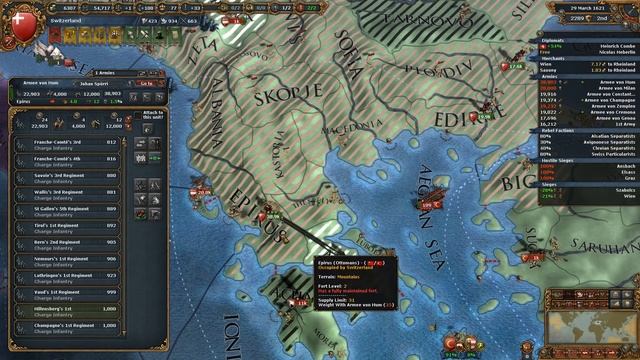 Let's Play Europa Universalis IV Switzerlake with the Cossacks 57 смотреть онлайн