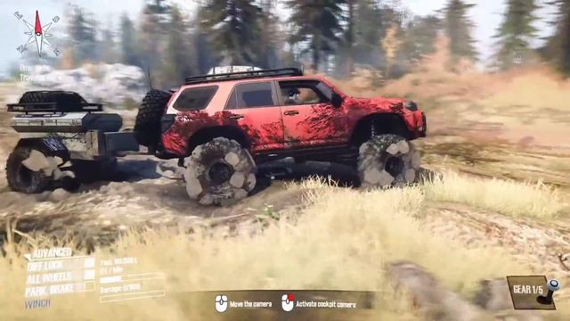 Mudrunner mods | Toyota 4runner 2014 Offroad Driving | The Island Map смотреть онлайн