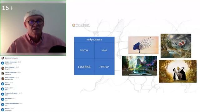 Как работать с метафорой и сценарием счастья. НЕЙРОСКАЗ. Открытая презентация курса. смотреть онлайн