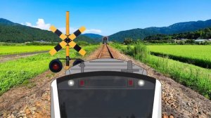 【踏切アニメ】ふみきりカンカンの日常 1564 ♪Railroad crossing daily life 1564  ♫