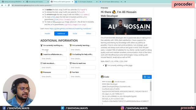 Create an Amazing GitHub Profile Bangla | Must have for developers смотреть онлайн