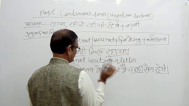 LECTURE-23 English Grammar (Past Continuous Tense )Negative смотреть онлайн