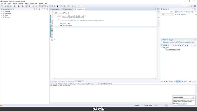 If Else Statements - Java for Beginners pt. 4 смотреть онлайн