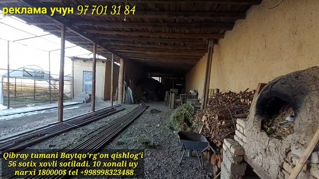 #Кибрай ярим #гектар ховли уй сотилади 180000$ га плюс бизнес смотреть онлайн